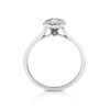Thumbnail Image 2 of 18ct White Gold 0.50ct Diamond Round Shape Cluster Ring