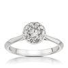 Thumbnail Image 1 of 18ct White Gold 0.66ct Diamond Round Shape Cluster Ring