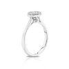 Thumbnail Image 2 of 18ct White Gold 0.66ct Diamond Round Shape Cluster Ring