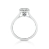 Thumbnail Image 2 of 18ct White Gold 0.66ct Diamond Round Shape Cluster Ring