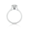 Thumbnail Image 3 of 18ct White Gold 0.66ct Diamond Round Shape Cluster Ring
