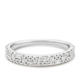 9ct White Gold Eternity 0.33ct Diamond Ring