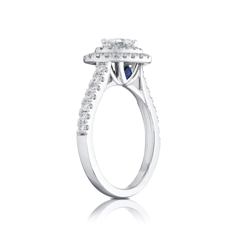Vera Wang 18ct White Gold 0.95ct Diamond Heart Ring