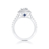 Thumbnail Image 3 of Vera Wang 18ct White Gold 0.95ct Diamond Heart Ring