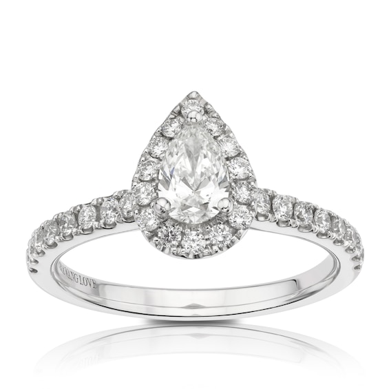 Vera Wang 18ct White Gold 0.69ct Diamond Ring