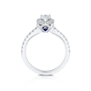 Thumbnail Image 2 of Vera Wang 18ct White Gold 0.69ct Diamond Ring