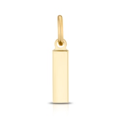 9ct Yellow Gold 'I' Initial Pendant (No chain)