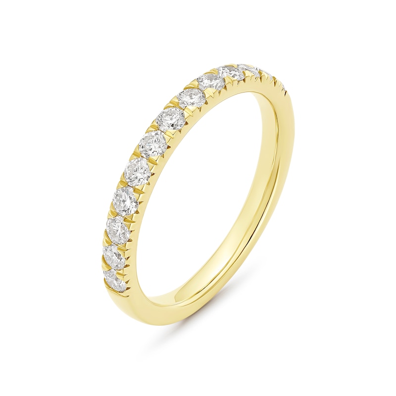 Origin 18ct Gold Yellow Eternity 0.50ct Diamond Ring, view 2