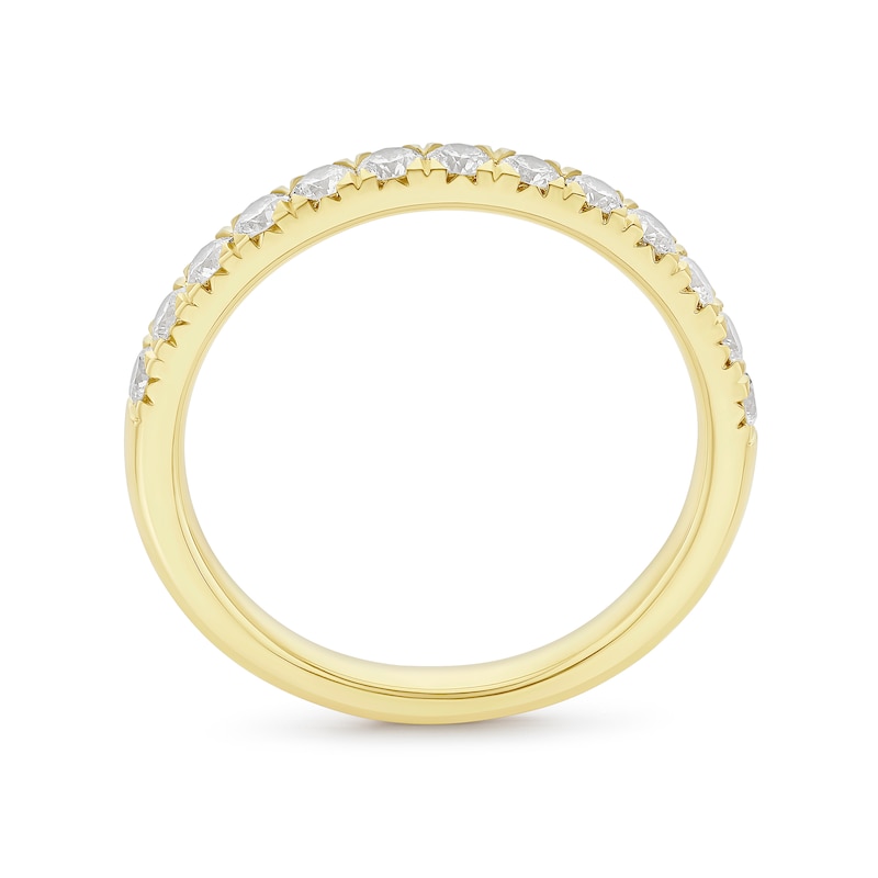 Origin 18ct Gold Yellow Eternity 0.50ct Diamond Ring, view 3
