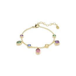 Swarovski Imber Gold Tone Mutli Colour & Mixed Cut Crystal Bracelet