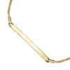 Thumbnail Image 0 of 9ct Yellow Gold 7 Inch Engravable Bar Slider Bracelet