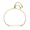 Thumbnail Image 1 of 9ct Yellow Gold 7 Inch Engravable Bar Slider Bracelet