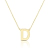 Thumbnail Image 0 of 9ct Yellow Gold Initial 'D' Necklet