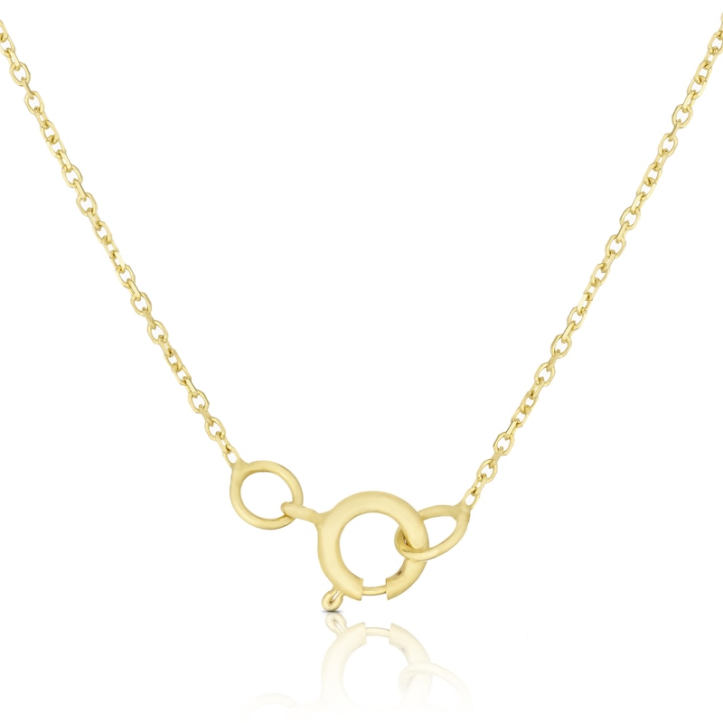 9ct Yellow Gold Initial 'D' Necklet