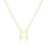 Thumbnail Image 0 of 9ct Yellow Gold 'H' Initial Pendant
