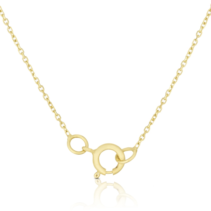 9ct Yellow Gold 'K' Initial Pendant