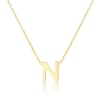 Thumbnail Image 0 of 9ct Yellow Gold 'N' Initial Pendant