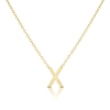 Thumbnail Image 0 of 9ct Yellow Gold 'X' Initial Pendant