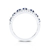 Thumbnail Image 2 of Vera Wang 18ct White Gold Sapphire & 0.29ct Diamond Band