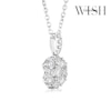 Thumbnail Image 1 of Vera Wang 14ct White Gold 0.29ct Diamond Pendant