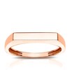 Thumbnail Image 0 of 9ct Rose Gold Engravable Plain Signet Ring