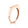 Thumbnail Image 1 of 9ct Rose Gold Engravable Plain Signet Ring