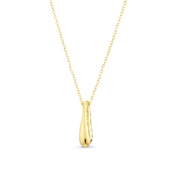 9ct Yellow Gold Contour Eclipse Pendant