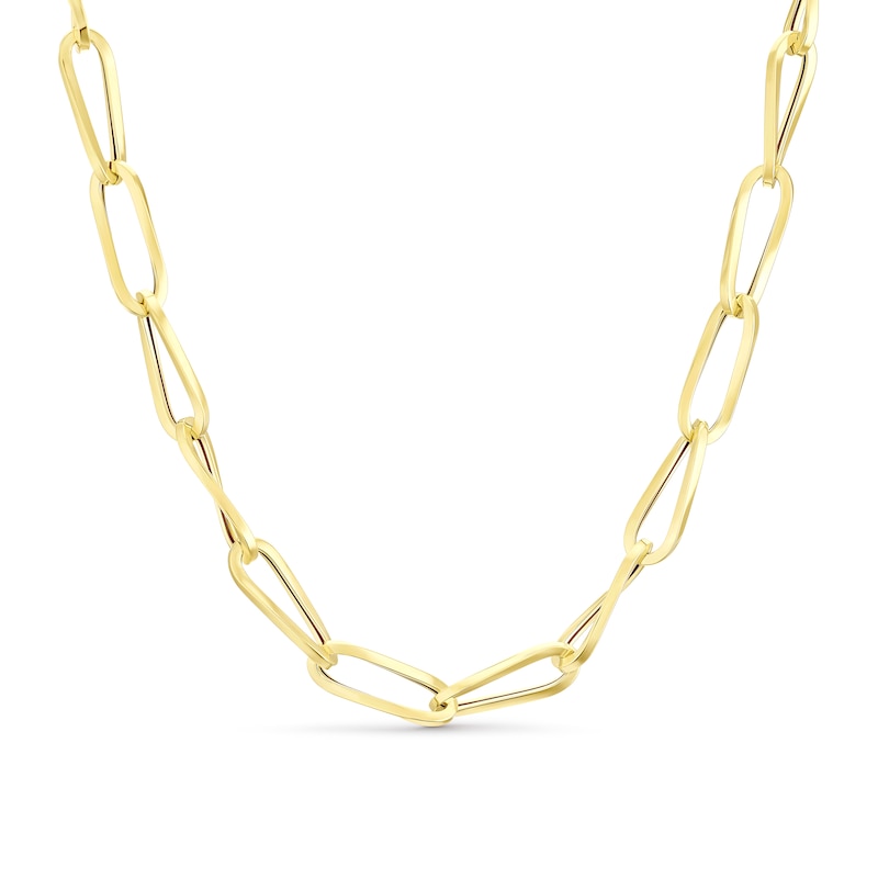 Main Image 1 of 9ct Yellow Gold Link Necklace