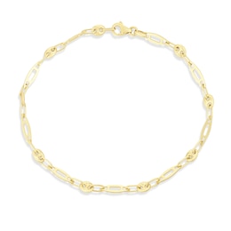 9ct Yellow Gold Fancy Link Bracelet