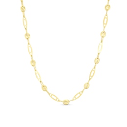 9ct Yellow Gold Fancy Link Necklace