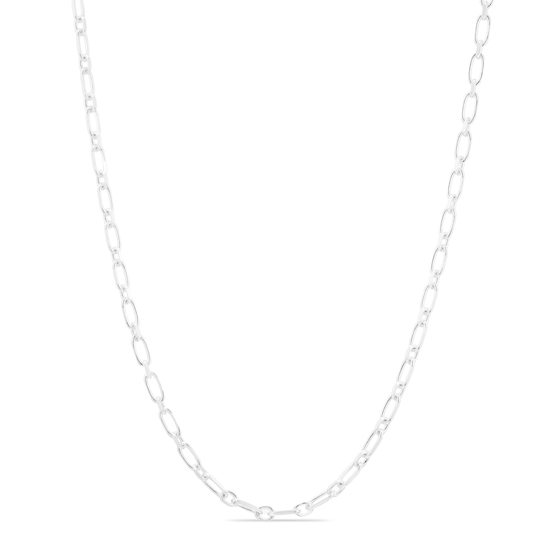 Main Image 1 of Sterling Silver Cable Chain Necklace