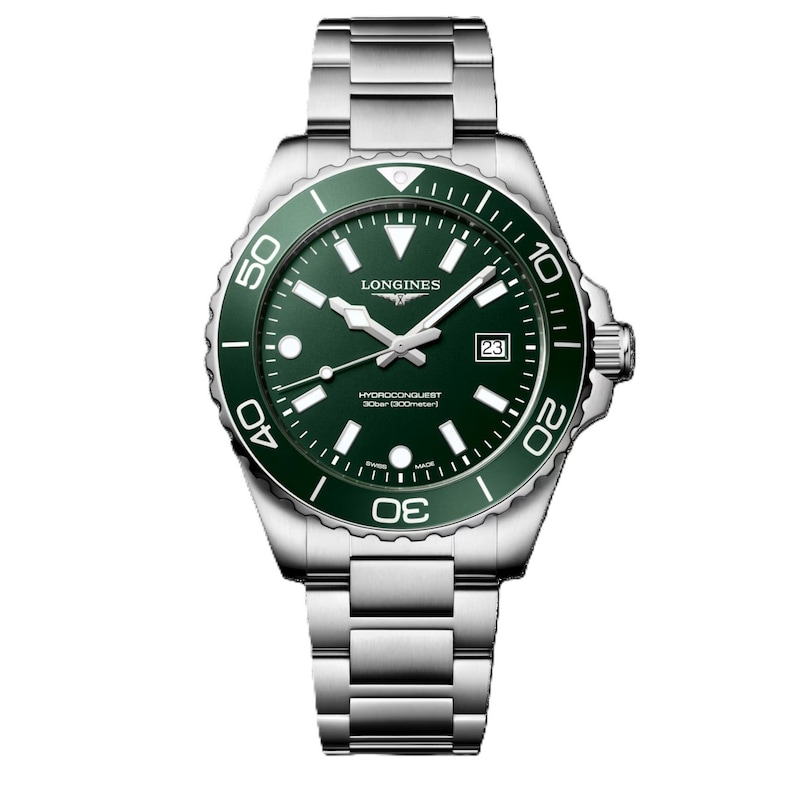 Main Image 1 of Longines HydroConquest 42mm Green Dial Stainless Steel Watch
