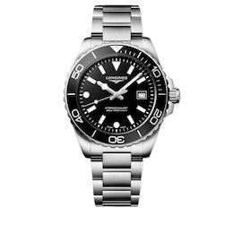Longines HydroConquest 42mm Black Dial & Stainless Steel Watch