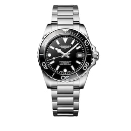 Longines HydroConquest 39mm Black Dial & Stainless Steel Watch