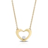 Thumbnail Image 1 of 9ct Yellow Gold Diamond Heart Pendant