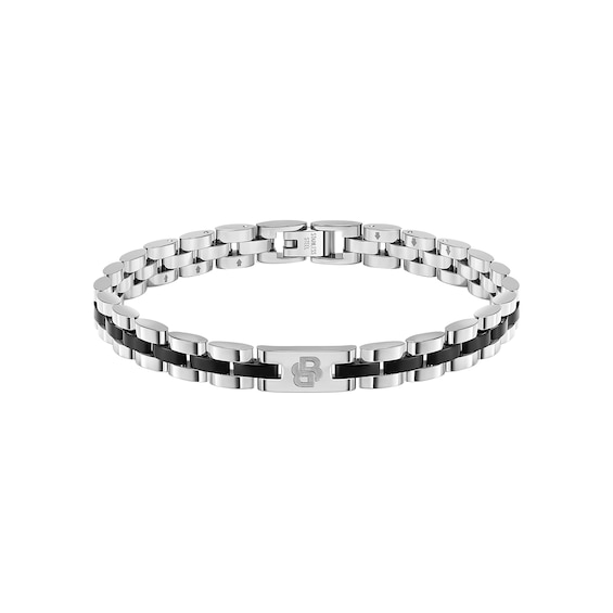Boss Men's Silver Archer Two-Tone Pvd Bracelet - Image 4