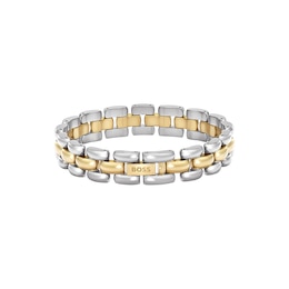 BOSS Violet Two-Tone Stainless Steel Bracelet