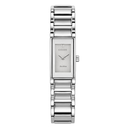 Citizen Axiom Silver Tone Dial Stainless Steel Bracelet Watch