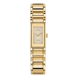 Citizen Axiom Gold Tone Dial Stainless Steel Bracelet Watch