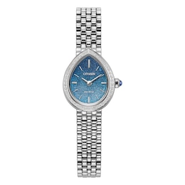 Citizen L Rainell Light Blue Dial Diamond Stainless Steel Bracelet Limited Edition Watch