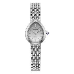 Citizen L Rainell Silver Tone Dial Stainless Steel Bracelet Watch