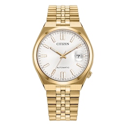 Citizen Tsuyosa 60 37mm Silver Tone Dial Gold Tone Bracelet Watch