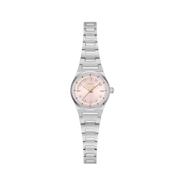 BOSS Candor Gracey Women's 20mm Pink Dial Stainless Steel Bracelet Watch