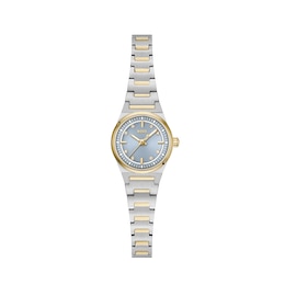 BOSS Candor Gracey Women's 20mm Light Blue Dial Two Tone Bracelet Watch