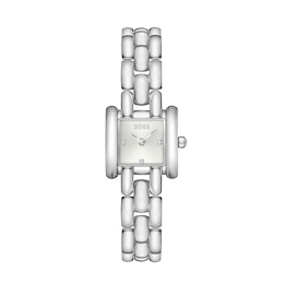 BOSS Violet Women's 21mm Silver White Dial Stainless Steel Bracelet Watch