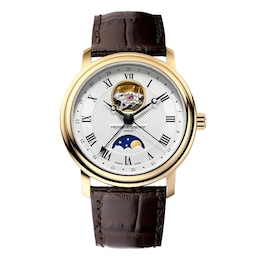 Frederique Constant Classics Heart Beat Moonphase Date 40mm Leather Watch