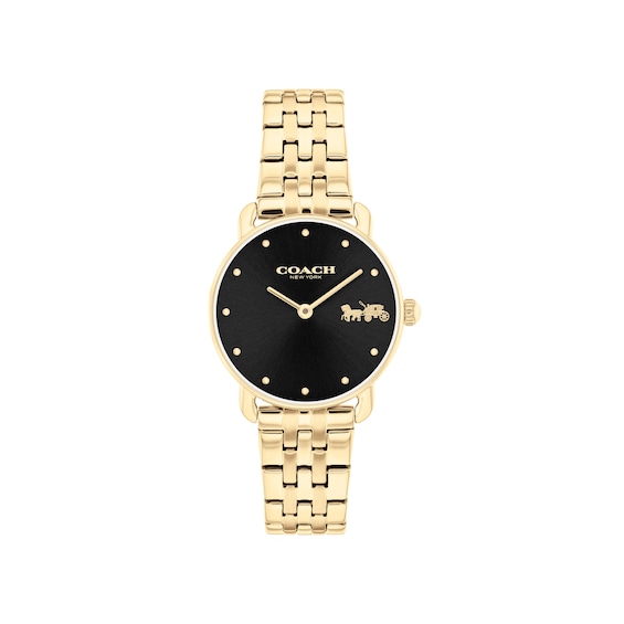 Women's Coach Elliot Gold Ip Bracelet Watch