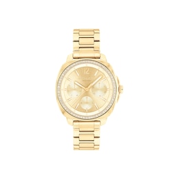 Coach Kitt Women's Yellow Gold IP Bracelet Watch