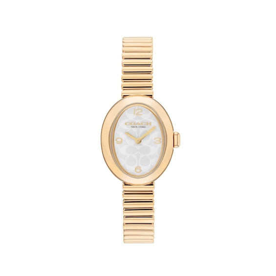 House of Watches - Coach Ladies Sammy Gold Tone Expandable Bracelet Watch 14504573 - Image 5