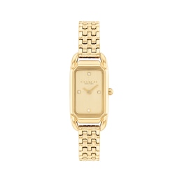 Coach Cadie Women's Yellow Gold IP Watch